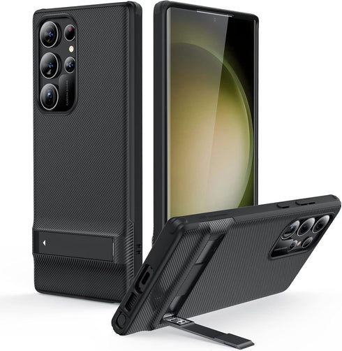 ESR for Samsung Galaxy S23 Ultra Case, Phone Case with Stand, 3 Stand Modes, Military-Grade Drop Protection, Slim Cover, Ultra, Boost Kickstand, B...