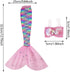 UNICORN ELEMENT 5 Pcs 11.5 Inch Girl Doll Mermaid Tail Clothes and Doll Accessories Mermaid Tail Summer Dress Swimsuit Bikini for 11.5 Inch Girl D...