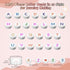 1450 Pieces Letter Beads kit, Acrylic 4x7mm Round Alphabet Beads for Bracelets Making, Letter Beads A-Z Heart Pattern Beads and Number Beads for B...