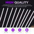 Swpeet 15Pcs Milkly Plastic Rods Assortment Kit, Diameter 3mm Length 250mm Material ABS Round Stick Round Solid Bar DIY Model for DIY Toys Buildin...