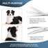 Dog Grooming Scissors with Safety Rounded Tips, Professional 4 in 1 Pet Grooming Scissors Kit with Curved Dog Scissors for Grooming, Chunker Shear...