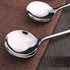 HornTide 6-Piece Soup Spoon Set Bouillon Spoon Flatware Stainless Steel Mirror Polishing 6.5-Inch 16.6cm...
