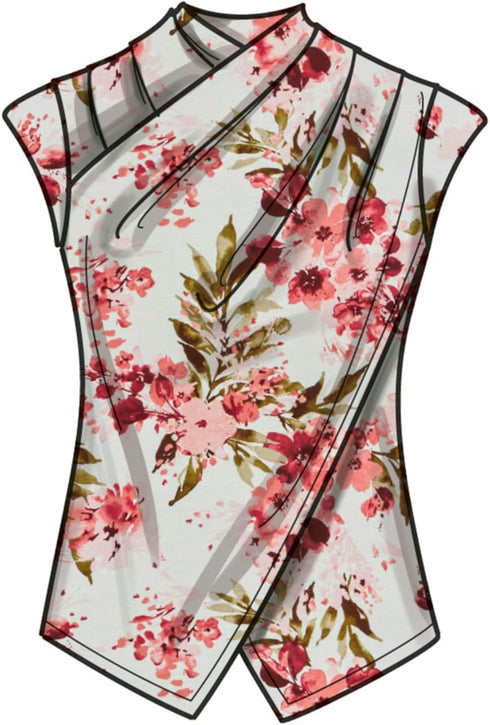 Simplicity Misses' Tops Sewing Pattern Packet, Design Code S9783, Sizes 6-8-10-12-14, Multicolor...