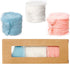 CT CRAFT LLC Frayed Chiffon Silk Ribbon 1-1/2 inch x 7 Yards x 3 Rolls Light Blue White Pink set for Christmas Home Decor Gift Wrapping DIY Crafts...