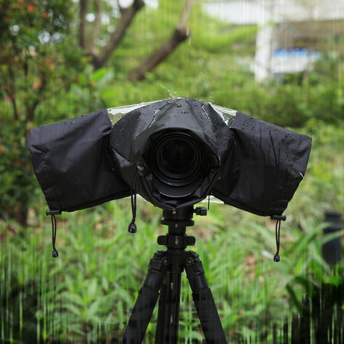 Camera Rain Cover Raincoat, Outdoor Professional Waterproof Photography Rain Gear Camera Accessories, for Canon/Nikon/Sony/Fujifilm DSLR Mirrorles...