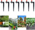 Irrigation Dripper, 20Pcs/Bag with Ground Insert Fruit Tree Drip Irrigation Emitters for Gardening,Drip Emitters Garden Irrigation Drippers Drip I...