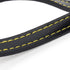4ft Metal Dog Leash with Leather Handle Heavy Duty Dog Chain Leash Chew Proof Sturdy Training Pet Lead for Large Medium Dogs Black...
