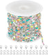 UMAOKANG 16.4 Feet Stainless Steel Chain for Jewelry Making Dainty Chain Necklace for Women Colorful Enamel Link Chain with Jump Rings and Lobster...