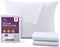 CirclesHome Pillow Protectors 2 Pack Standard Zippered - 100% Cotton Breathable Pillowcases - Protects Pillows from Dirt, Dust and Debri (Standard...