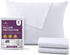 CirclesHome Pillow Protectors 2 Pack Standard Zippered - 100% Cotton Breathable Pillowcases - Protects Pillows from Dirt, Dust and Debri (Standard...