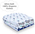 5-Pack Baby Burp Cloths for Boys, Triple Layer, Organic Cotton, Soft and Absorbent Towel, Burping Rags for Newborns Set...