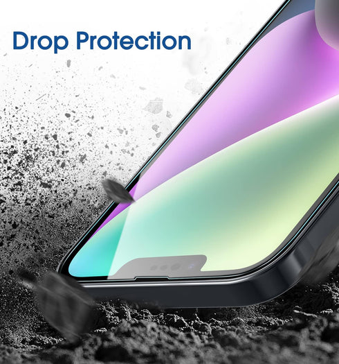 amFilm Screen Protector OneTouch for iPhone 14 Plus 6.7" 2022 iPhone 13 Pro Max 6.7" 2021 with Easy Installation Kit, Full Coverage Case Friendly,...