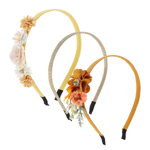 Baby Girl Floral HairBand Headbands Hair Accessories Gifts Plastic Flower Crown for Girl and Women...