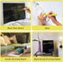 Bright Yellow Markers Easy Clean Dry Erase Markers for Black Glass Board, 2-in-1 Reversible Dual Tip - Bullet & Fine, Easy Grip Kids Liquid Chalk ...