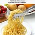 Pleafind Spaghetti Spoon and Spaghetti Tong 2-Piece Set, 13-Inch Non-Stick Spaghetti Fork and 9-Inch Kitchen Tong, Easy Storage and Cleanup, Ergon...