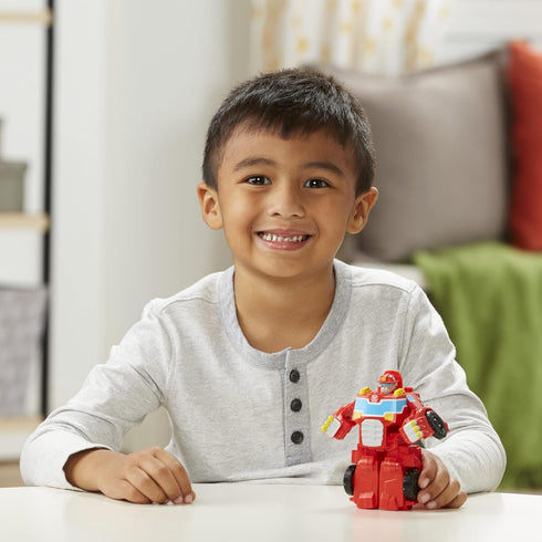 Transformers Playskool Heroes Rescue Bots Academy Team Heatwave The Fire-Bot Converting Toy, 4.5-Inch Action Figure, Ages 3 and Up...