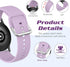 HSWAI 10 Pack Compatible with Samsung Galaxy Active 2 Watch Bands, Galaxy Watch 7/6/5/4/FE Band 40mm 44mm, Galaxy Watch 5 Pro 45mm, 20mm Soft Sili...
