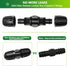 13 Pcs Drip Irrigation Fittings Coupling 1/2 Inch, In-Line Barbed Coupler Connector For 1/2 Inch Drip Tubing (0.60"-0.65" OD) Drip Line Parts...