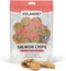Icelandic+ Fish Chips: Salmon 2.5oz - Dog Treats, for Medium-Large Dogs, Natural 2 Ingredient Air-Dried Crunchy Treats...