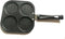 Pancake Pan 4-Cup Mold Blini Pan Silver Dollar Breakfast Pan Mini Pancake Maker Fried Egg Cooker Pancake Griddle Plett Pan Breakfast Maker Non Sti...