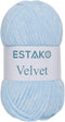 Estako Velvet Chenille Blanket amigurumi Yarn for Crocheting and Knitting Super Bulky 100 gr (132 yds) (1220 - Blue)...