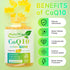 CoQ10 Gummies, Coenzyme Q10 Supplement 200mg, High Absorption CoQ10 Supplement for Cellular Energy and Immune Health, Vegan, Gluten Free, Pineappl...
