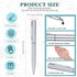 Teling 72 Pcs Small Ballpoint Pen Mini Pens Bulk 4 Inch Short Small Pens Tiny Pen Ink Ballpoint Pens for Notebook Pockets Signature Notepads Schoo...