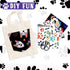 16 Pieces Dog Bone Paws Fabric Paw Print Fabric Retro Fabrics Sewing Fabric Animal Themed Pattern Decorative Fabric Animal Themed Pattern Bone Pri...