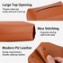 Rectangle Tissue Box Cover: Modern Decorative PU Leather Tissue Box Organizer Holder 9.84"X5.51"X3.86" for Bathroom Vanity Countertop & Night Stan...