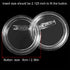 Acrylic Button Pin Badge LUORNG 8 Sets 58mm / 2.28 inch Clear Round Pin Blank Buttons Badges Kit for DIY Crafts and Craft Activities, Acrylic Butt...