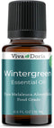 Viva Doria 100% Pure Wintergreen Essential Oil, Undiluted, Food Grade, 15 mL (0.5 Fluid Ounce)...