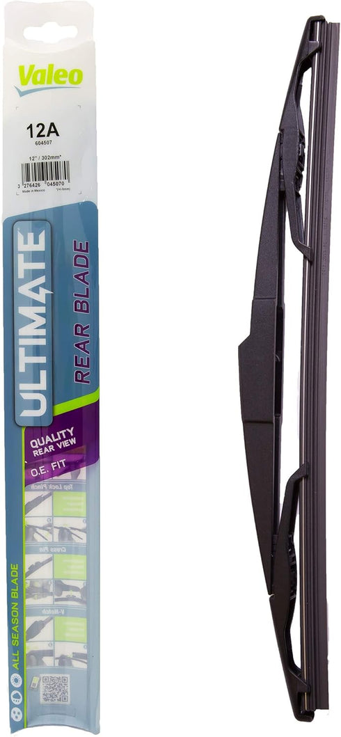 Valeo 12A 12" Ultimate Rear Composite Wiper Blade, 1 Pack...