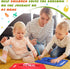 8 Pieces Early Learning Toys Toddlers Learn to Dress Practice Boards Basic Life Skills Busy Board Includes Zip, Snap, Button, Buckle, Lace and Tie...