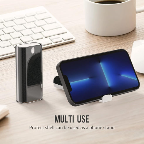 CLICK CLEAN Touchscreen Mist Cleaner, Screen Cleaner, All in One Screen Cleaner Spray with Microfiber and Phone Stand for All Phones, Laptop and T...