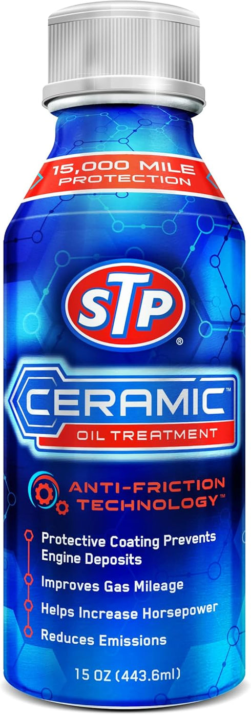 STP Ceramic Oil Treatment, Protective Coating and Anti-Friction Technology, 15 Oz (19387)...