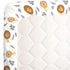 NoJo Lion Brown, Grey & Yellow Fitted Super Soft Crib Sheet, Brown, Grey, Yellow...