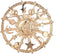 Golden Star Moon Sun Galaxy Rudder Brooch Pin for Couple...