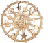 Golden Star Moon Sun Galaxy Rudder Brooch Pin for Couple...