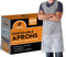 Xpose Safety Plastic Disposable Aprons for Cooking Individually Packaged Durable 1 Mil Waterproof Polyethylene 24" x 48"...