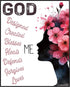 Posterizer 1 pcs-God loves me- spiritual wall decor-Afro-American Art Collection-Religious Posters-Gifts for Christians-Decor for Home & Office- U...