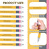 27 Pcs Back to School Gifts for Teacher Inspirational Teacher Pens Yellow Thank You Pens Funny Retractable Ballpoint Pens for First Day of School ...