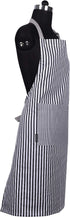AMOUR INFINI Cotton Aprons for Women with Pockets Adjustable Strap and Waist Ties Printed Reusable Aprons for Baking, Cooking, Gardening (27.5 x 3...