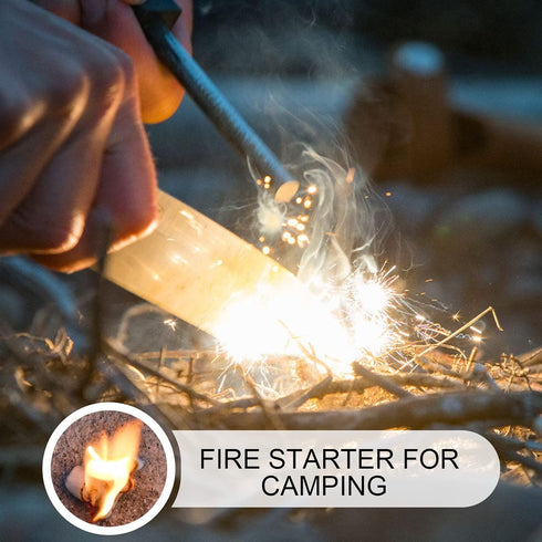 Fire Starters for Campfires, Camping Emergency, Survival, Fire Pits, Grills, Fireplace with 5+ Minute Burn 35 Counts...
