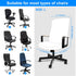 Stretch Office Chair Cover, Soft Comfortable Computer Chair Covers with Durable Zippers, Universal Boss Chair Cover, Elastic Washable Office Chair...