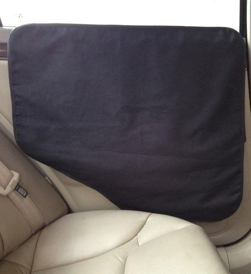 Pet Car Door Cover-ALLENLIFE Waterproof Polyester Protector for Back Seat Doors, Anti Scratch and Machine Washable, Safe for Dogs, Suitable for Al...