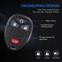 Key Fob Keyless Entry Remote: Keyless Control Clicker Compatible with Chevy SilveradoTraverse Equinox Avalanche GMC Sierra Pontiac Torrent Saturn ...