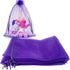 100PCS 6x9 Inches Organza Drawstring Pouches Jewelry Party Wedding Favor Gift Bags (6x9, Purple)...