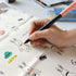 Tsukineko PF-121 Dual-Ended Fabric Marker Color-Fast, Emerald...