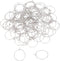 UNICRAFTALE 200pcs 20mm Ear Wine Glass Hypoallergenic Stainless Steel Hoop Earring 0.7mm Pin DIY Earring Wires Findings for Women Hoop Earrings Ma...