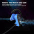 Bluetooth Headphones, Wireless Headphones 16H Playtime Wireless Earbuds with Mic Stereo in-Ear Earphones, IPX7 Waterproof Sports Headphones Sound ...